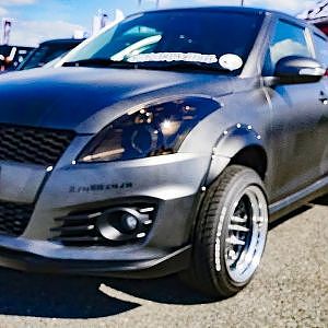 (4K)KRC JAPAN SUZUKI SWIFT SPORTS muscle tuned スイフトスポーツ・街ノリ戦闘スタイル - スーパーカーニバル2017